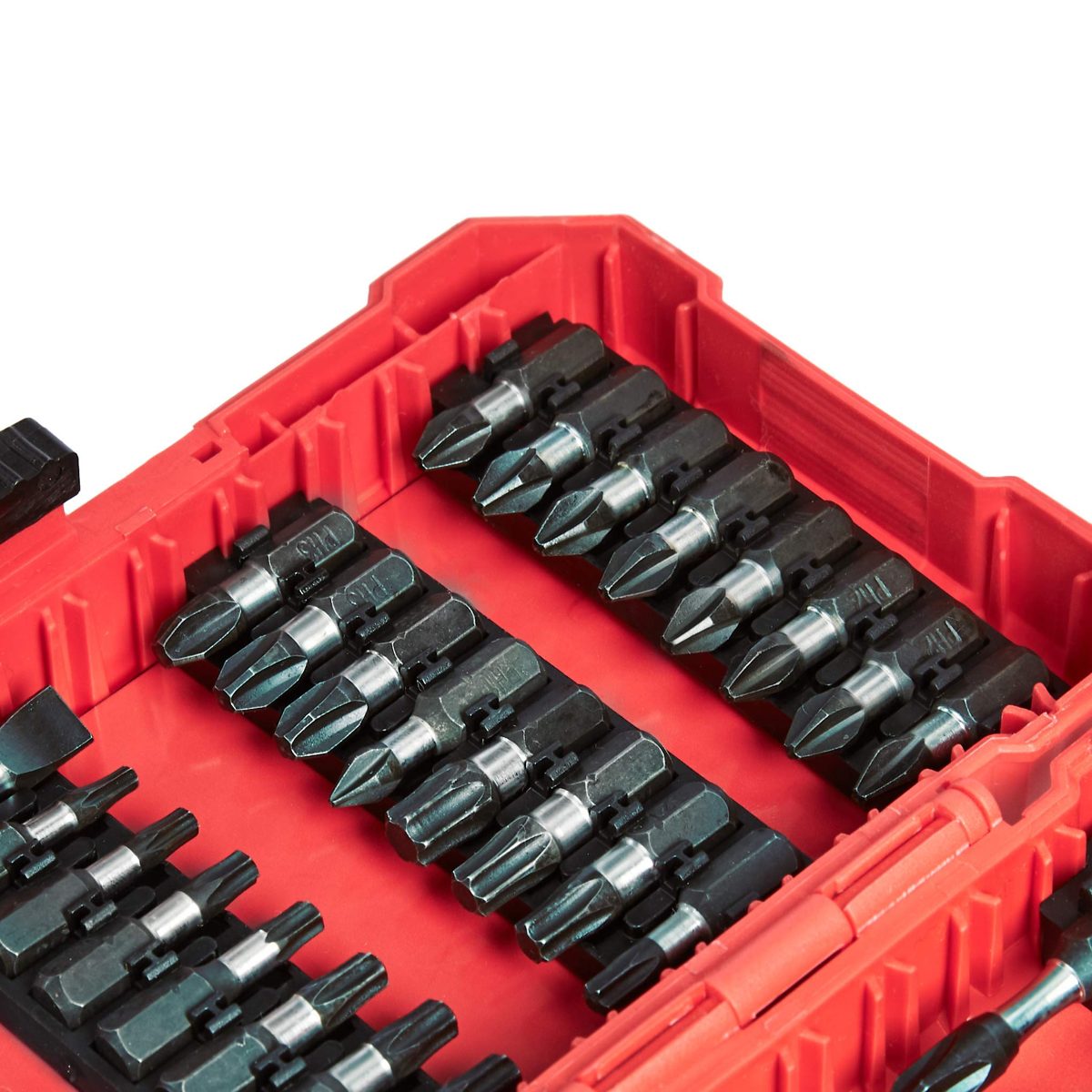 AmazonBasics 42-Piece Impact Screwdriver Bit Set - Phillips, Slotted and Torx (Renewed)