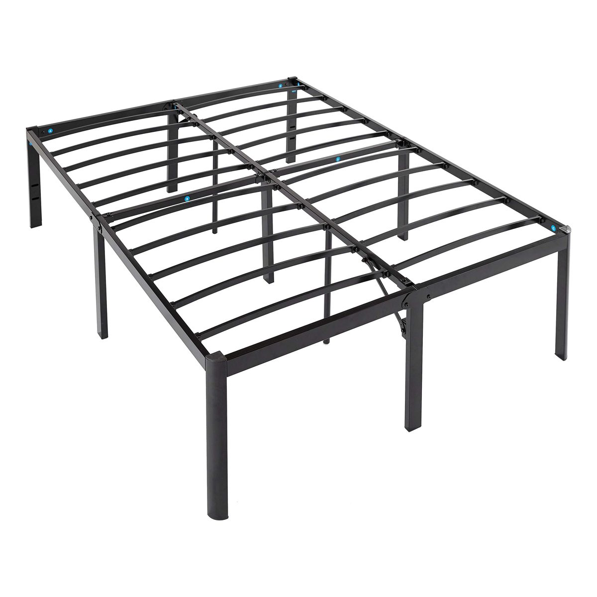 AmazonBasics Heavy Duty Non-Slip Bed Frame with Steel Slats, Easy Assembly - 18" H, (Full)