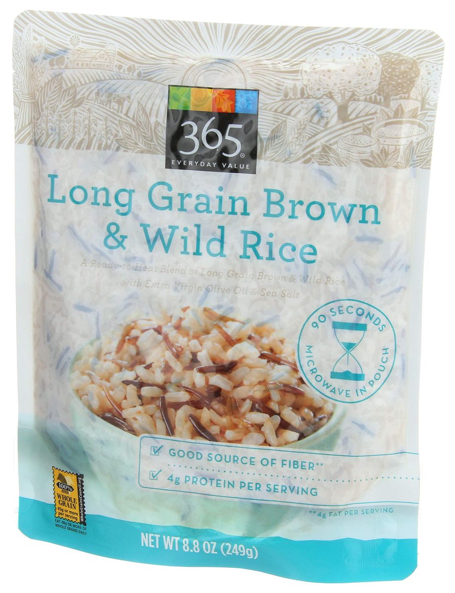 365 Everyday Value, Long Grain Brown & Wild Rice, 8.8 oz