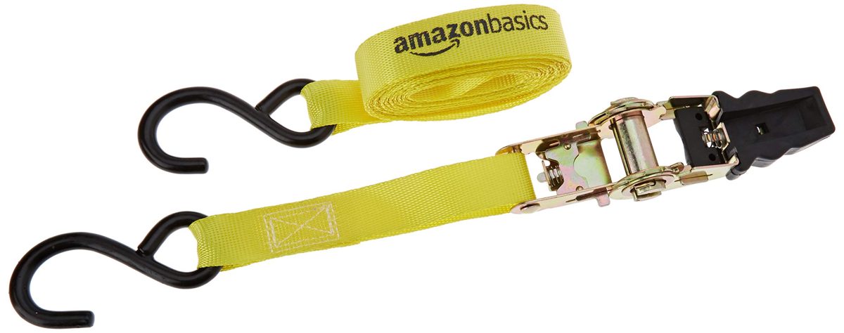 AmazonBasics Ratchet Strap - Pack of 4