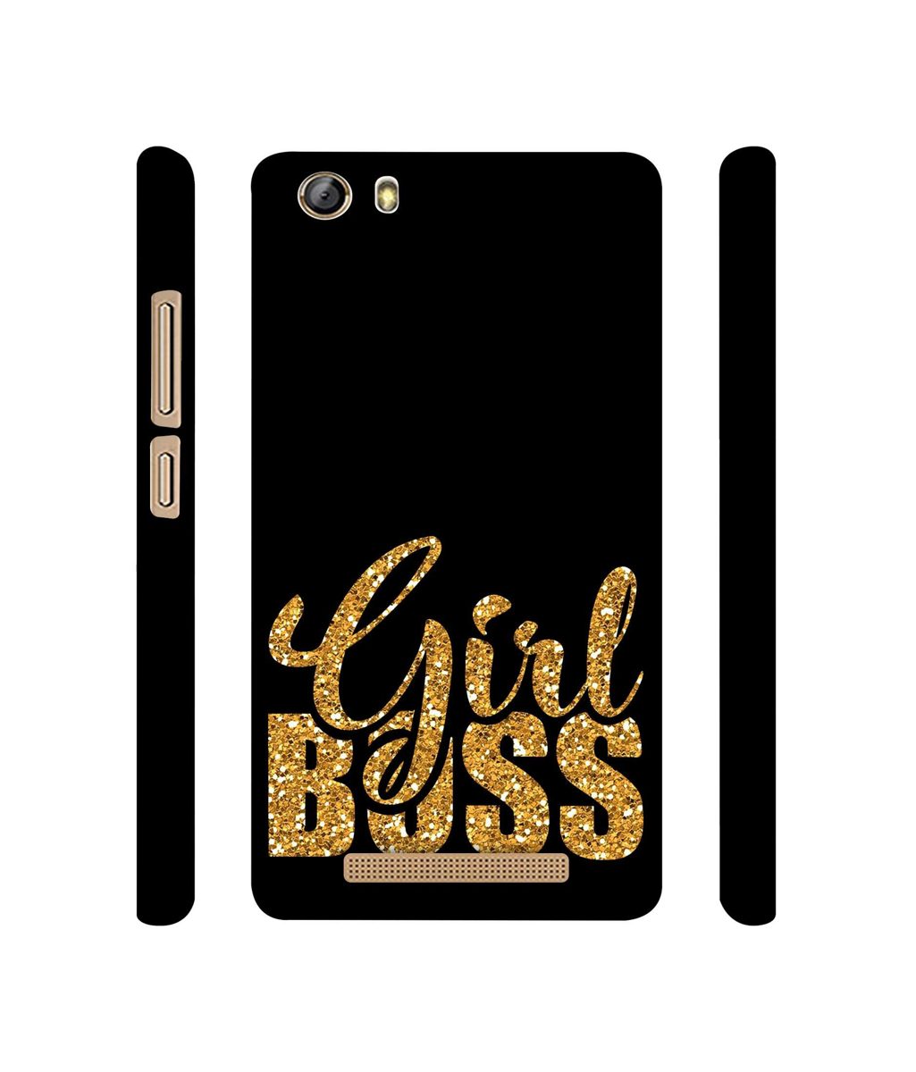 Amazon Brand - Solimo Designer Sparkle Girl Boss 3D Printed Hard Back Case Mobile Cover for Gionee Marathon M5 lite