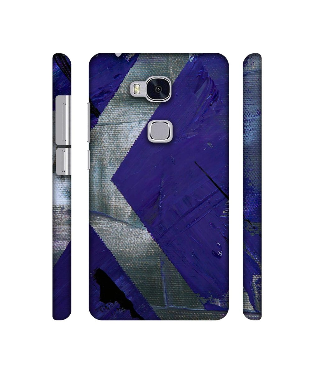Amazon Brand - Solimo Designer Purple and Gray Texture 3D Printed Hard Back Case Mobile Cover for Huawei Honor 5X