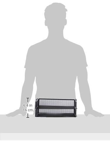 AmazonBasics Two-tier stackable letter tray organiser.