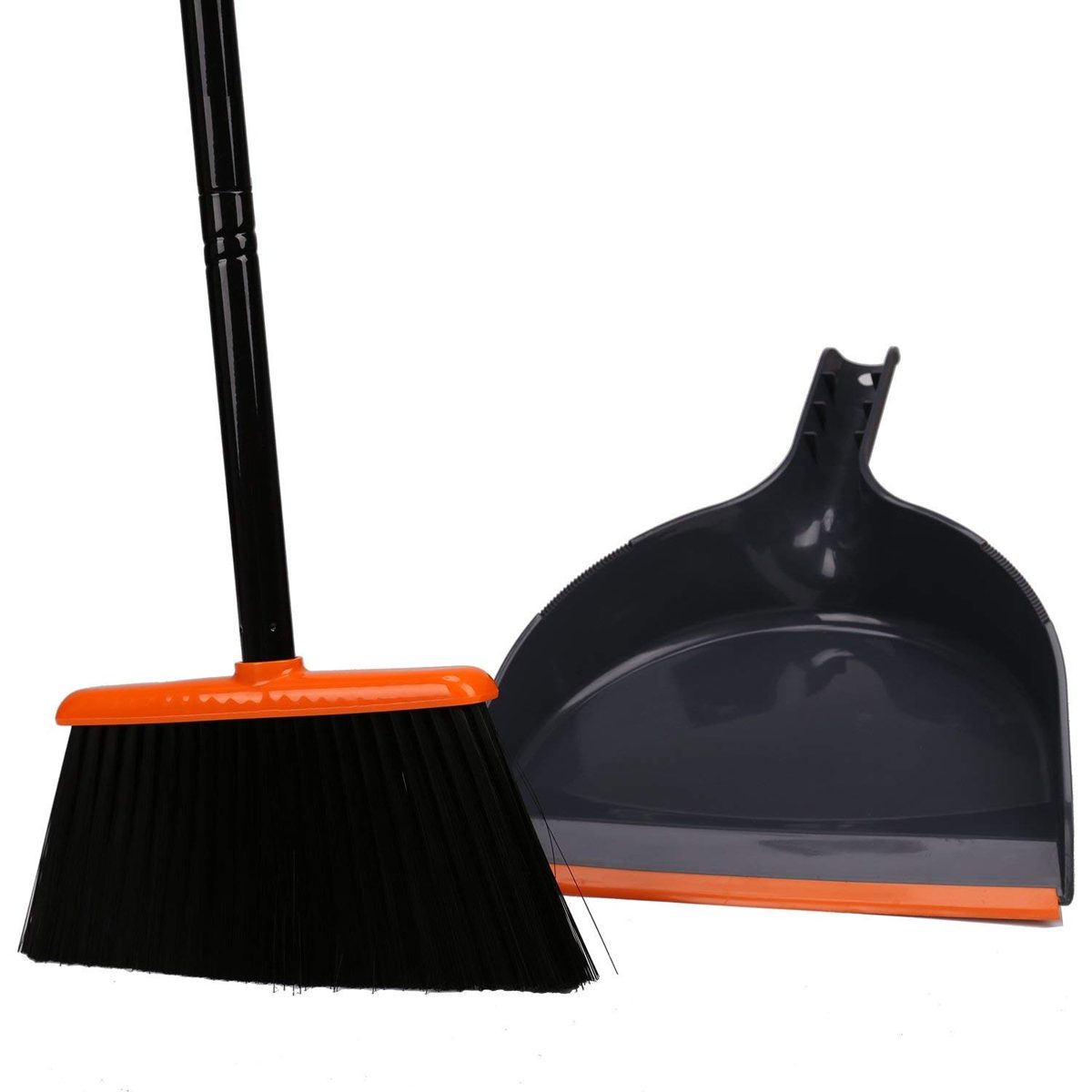 UMI. by Amazon Dustpan and Brush 54" Angle Floor Brush with Dustpan Broom Indoor for Home Kitchen Office Lobby Floor Cleaning
