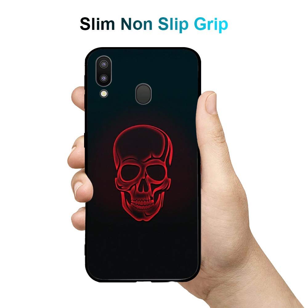 Amazon Brand - Solimo Designer Skull Printed Hard Back Case Mobile Cover for Samsung Galaxy M20 (D1186)