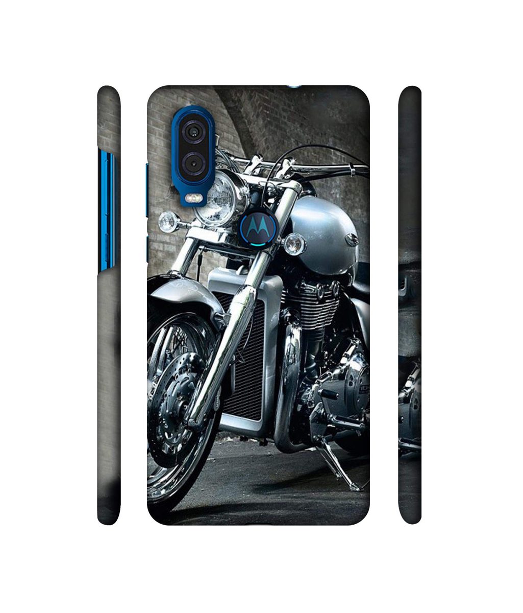 Amazon Brand - Solimo Designer Motorcycle 3D Printed Hard Back Case Mobile Cover for Motorola One Vision