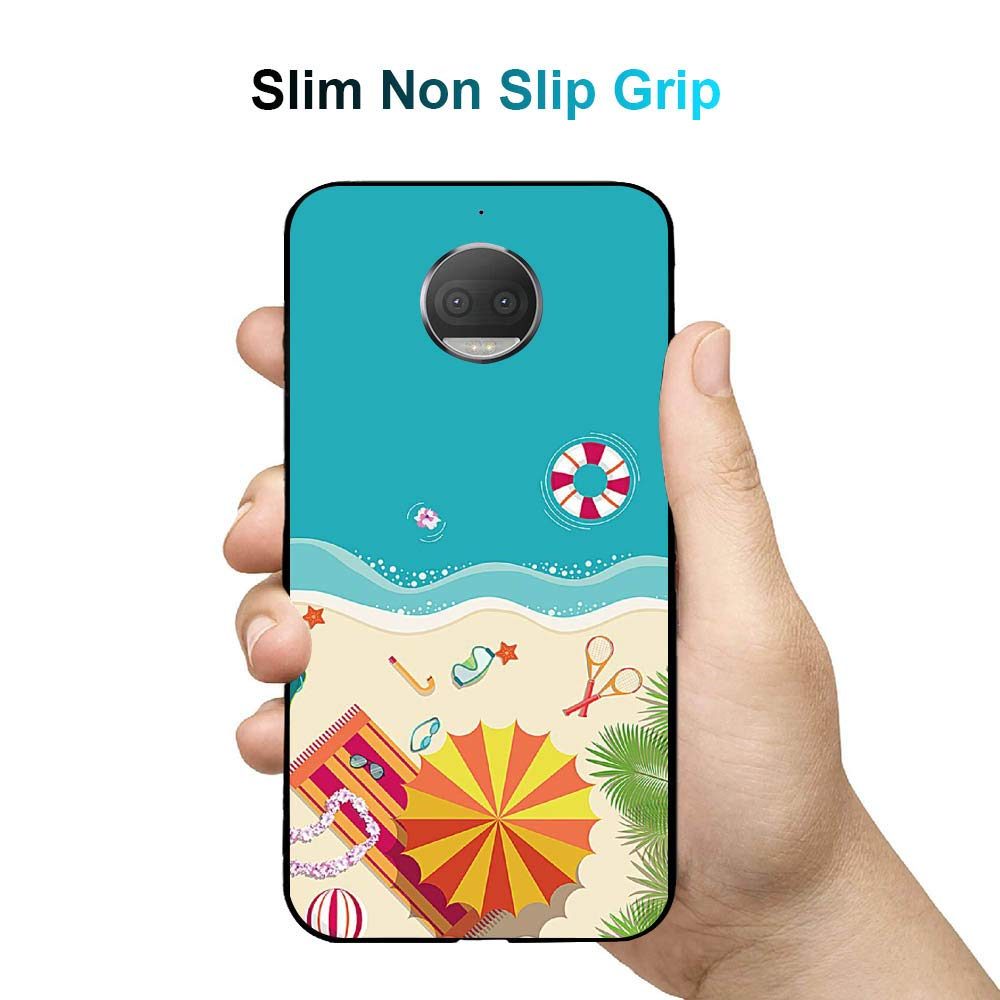 Amazon Brand - Solimo Designer Beach Printed Hard Back Case Mobile Cover for Moto G5S Plus (D1217)