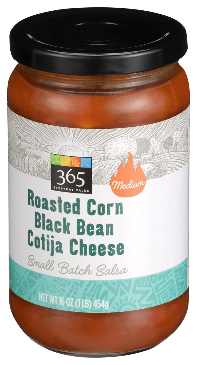 365 Everyday Value, Roasted Corn Black Bean Cotija Cheese Small Batch Salsa, 16 oz