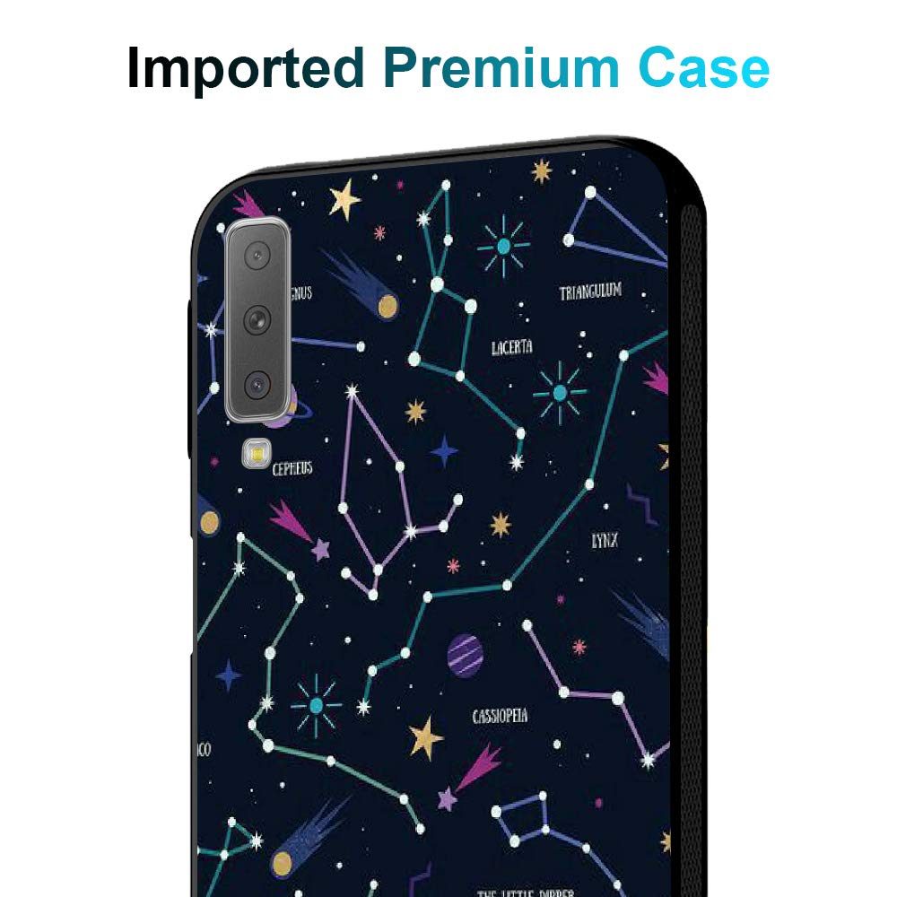Amazon Brand - Solimo Designer Universe Printed Hard Back Case Mobile Cover for Samsung Galaxy A7 (2018) (D1255)