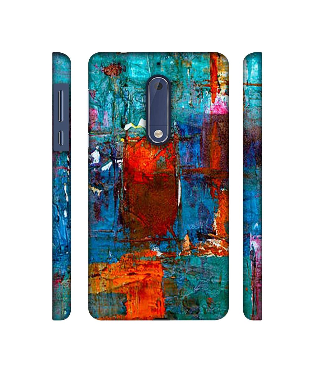 Amazon Brand - Solimo Designer Rectangle Color 3D Printed Hard Back Case Mobile Cover for Nokia 5