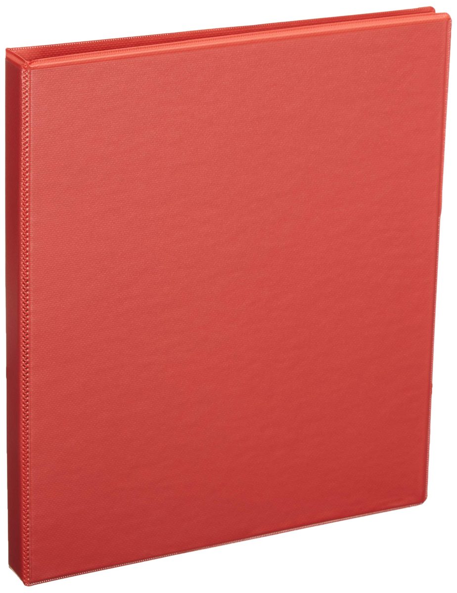 AmazonBasics Durable 1/2" Round Ring Binder, Mixed, View, 12-Pack