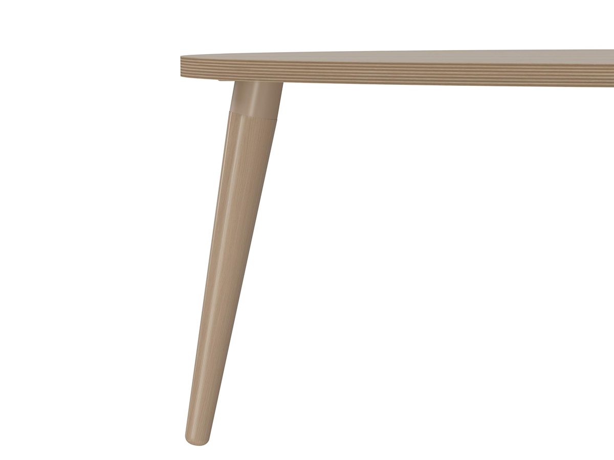 Amazon Brand - Movian Adour Oval Coffee Table, 55 x 110 x 39cm, Light Brown Oak-Effect