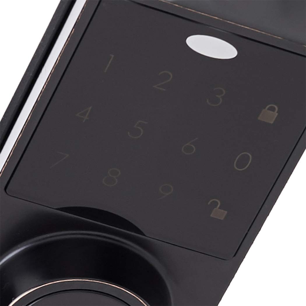 AmazonBasics Electronic Deadbolt - Modern - Oil Rubbed Bronze