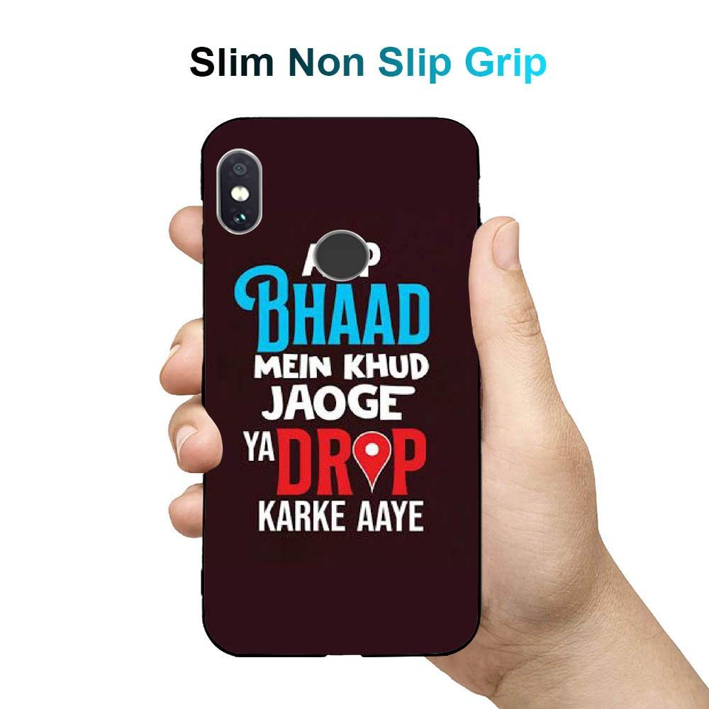 Amazon Brand - Solimo Designer Drop karke Aaye Printed Hard Back Case Mobile Cover for Redmi Note 5 Pro (D1302)
