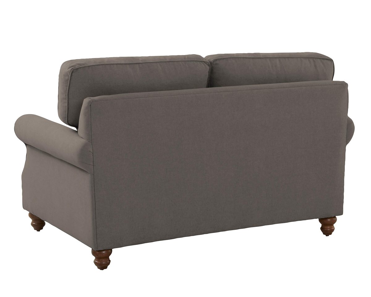 Amazon Brand – Stone & Beam Charles Classic Oversized Upholstered Loveseat, 63"W, Stone