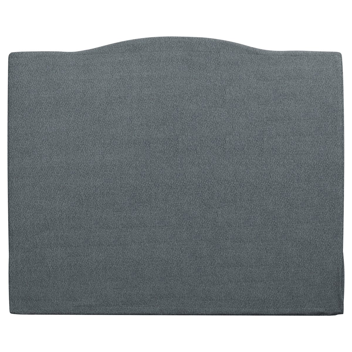 Amazon Brand – Stone & Beam Bridgewater Curved King Headboard, 82"W, Lagoon