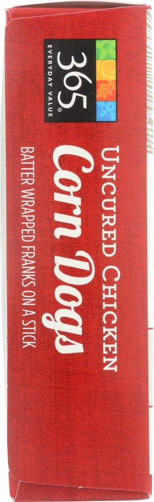365 Everyday Value, Chicken Corn Dogs (4pk), 10 oz, (Frozen)