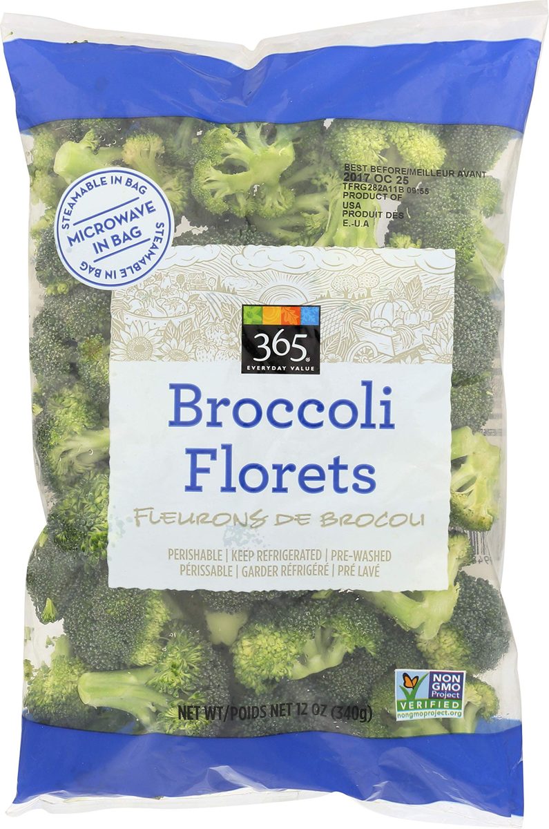 365 Everyday Value, Broccoli Florets, 12 oz