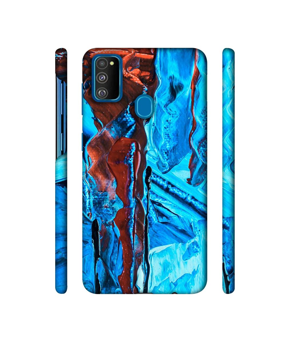 Amazon Brand - Solimo Designer Zik Zak Color Mixing 3D Printed Hard Back Case Mobile Cover for Samsung Galaxy M21 / M30s