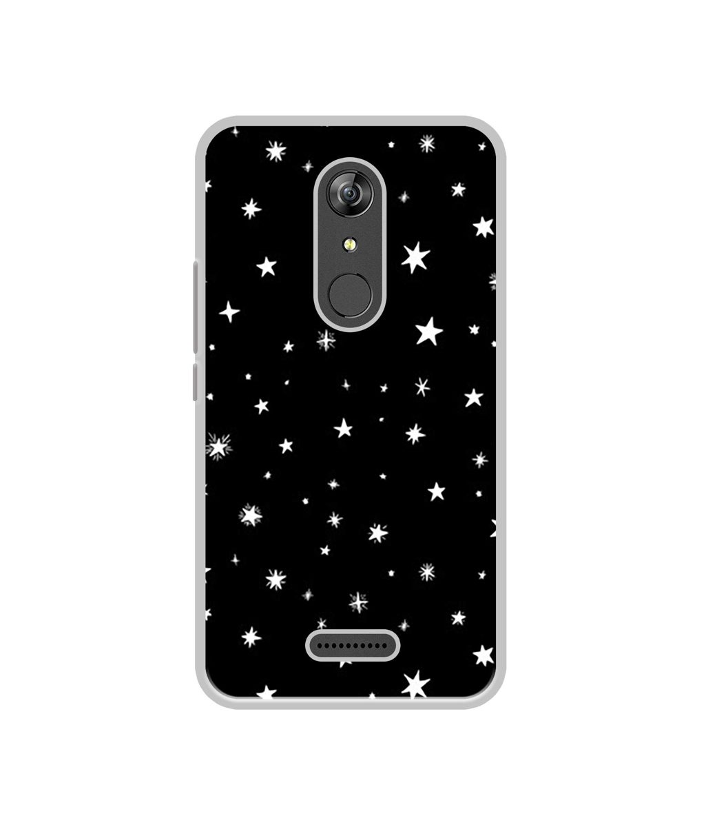 Amazon Brand - Solimo Designer Sperking Stars UV Printed Soft Back Case Mobile Cover for Micromax Selfie 2 Note Q4601