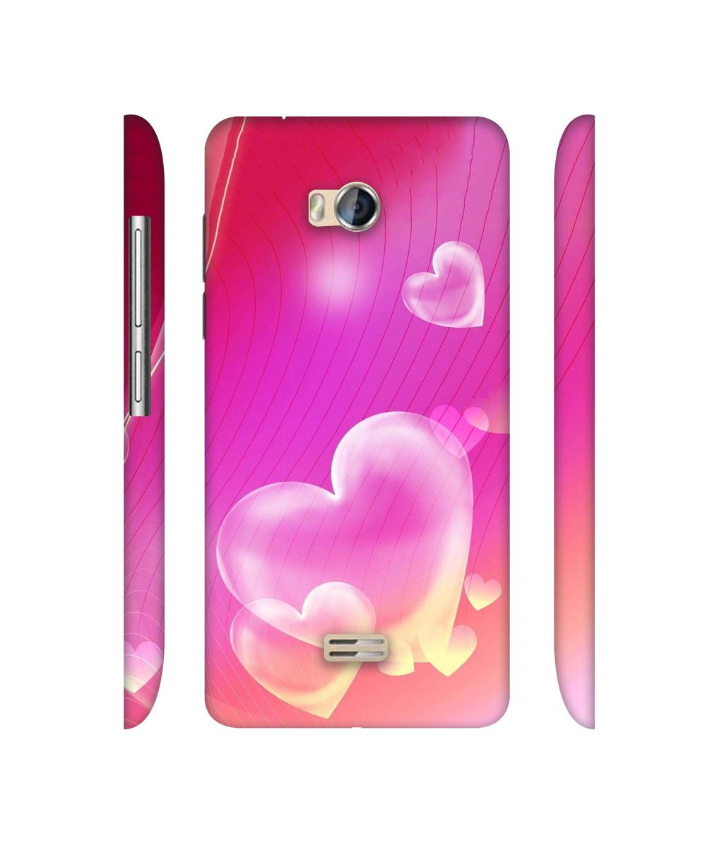 Amazon Brand - Solimo Designer Heart Abstract 3D Printed Hard Back Case Mobile Cover for Micromax Bolt Q336