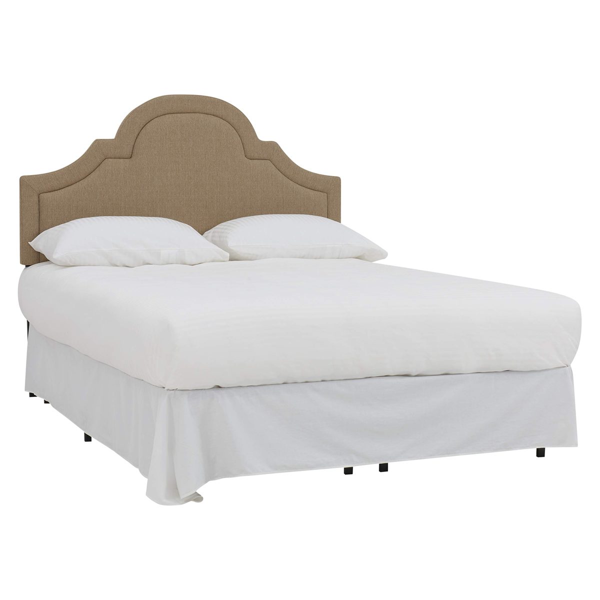 Amazon Brand – Ravenna Home Traditional Upholstered Headboard -Queen, 61.8 Inch, Flax Tan
