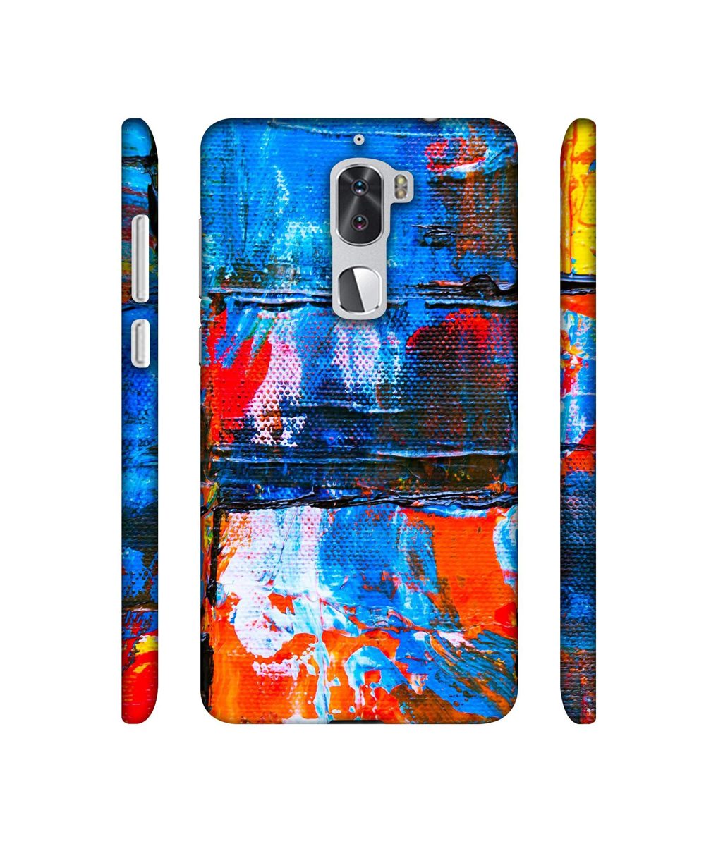 Amazon Brand - Solimo Designer Multicolor Wax On Canvas 3D Printed Hard Back Case Mobile Cover for Coolpad Cool1 Dual