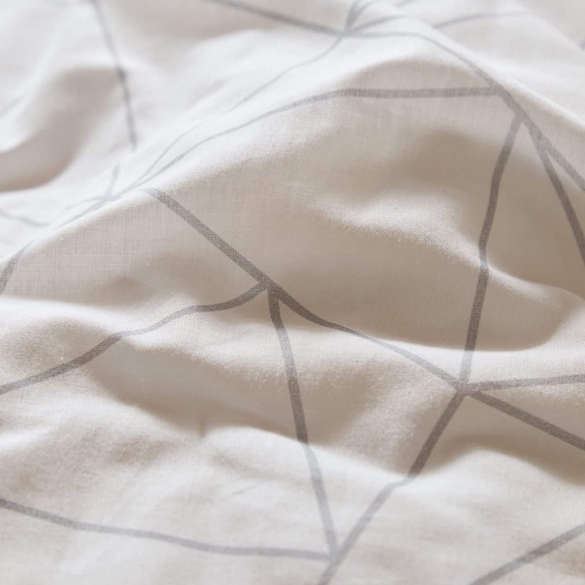 Rivet Triangle Geometric Pattern Cotton Duvet Comforter Cover Set