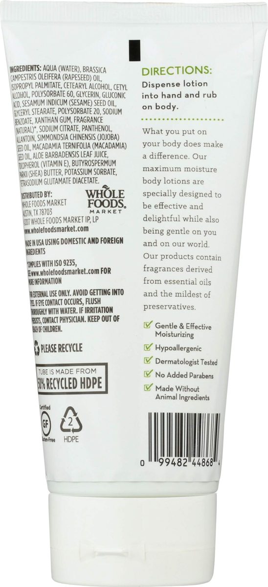 365 EVERYDAY VALUE Maximum Moisture Lotion Tube, 6 FZ