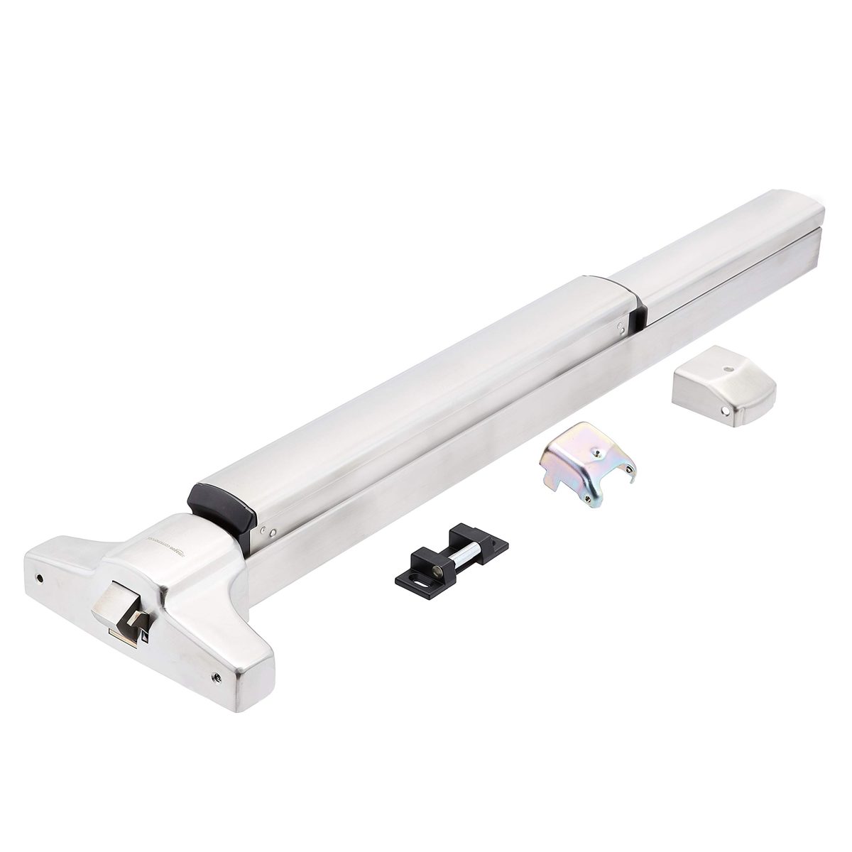 AmanzonCommercail Hardware Narrow Design Rim Panic Bar Exit Device - Push Bar for Exit Doors, 38'' Stainless Steel, UL Certified, 1-Pack