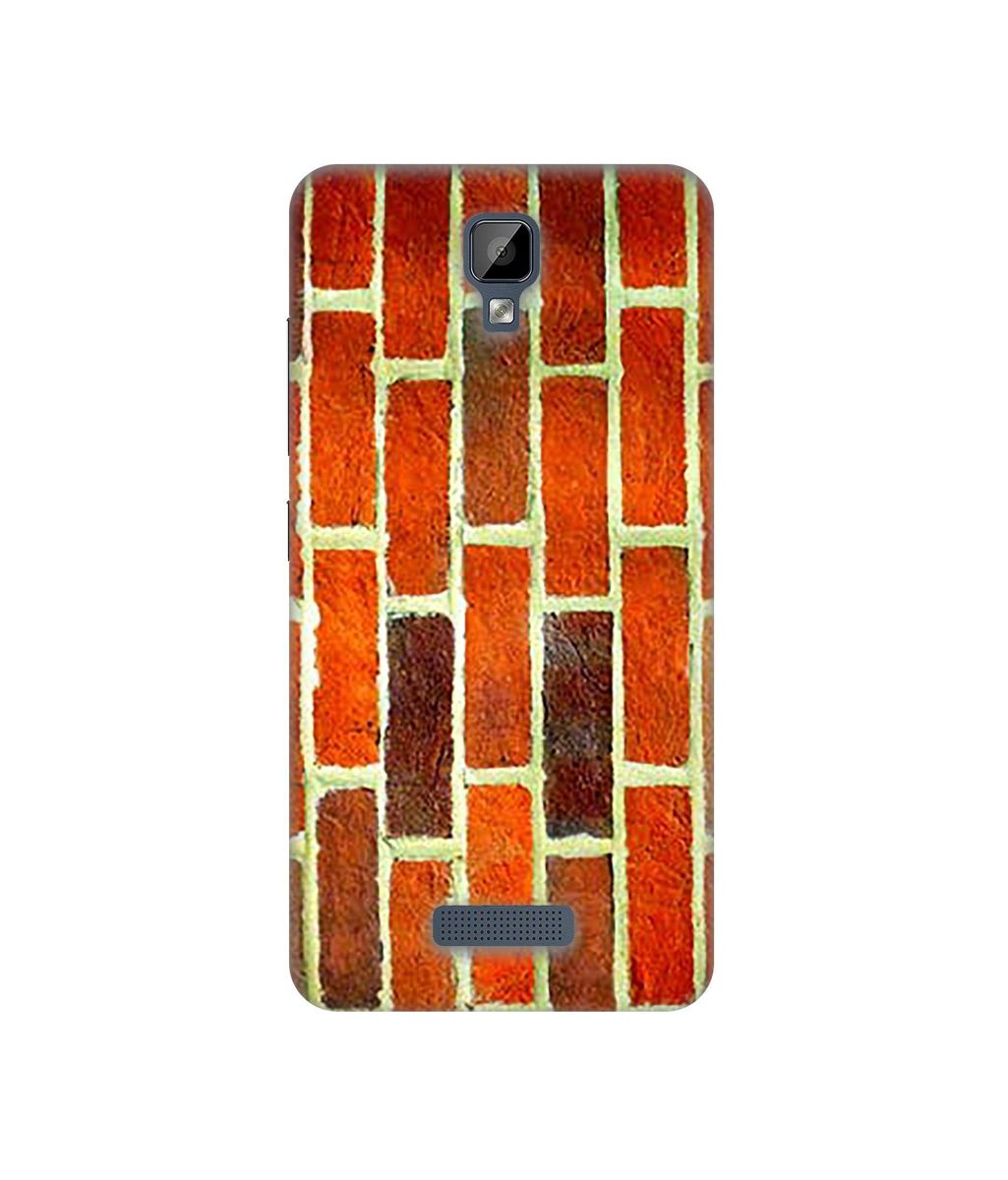 Amazon Brand - Solimo Designer Brick Texture 3D Printed Hard Back Case Mobile Cover for Gionee P7 Max