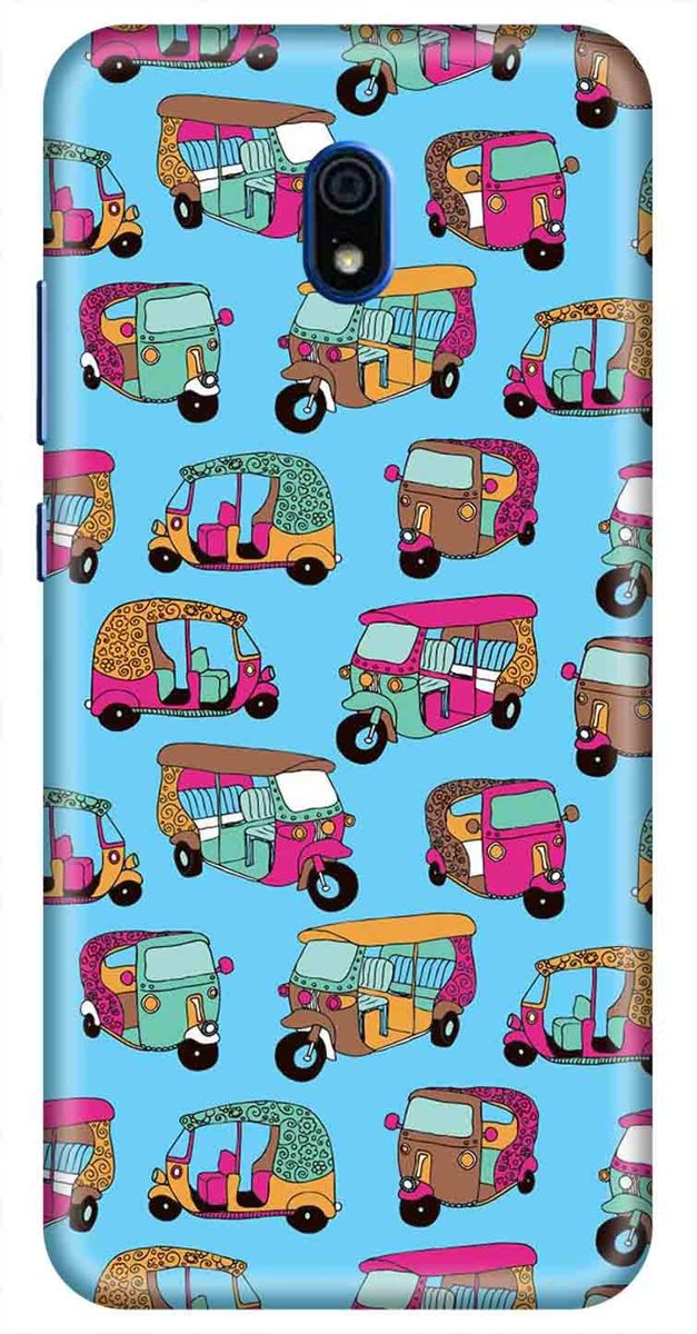 Amazon Brand - Solimo Designer Auto Pattern 3D Printed Hard Back Case Mobile Cover for Xiaomi Redmi 8A