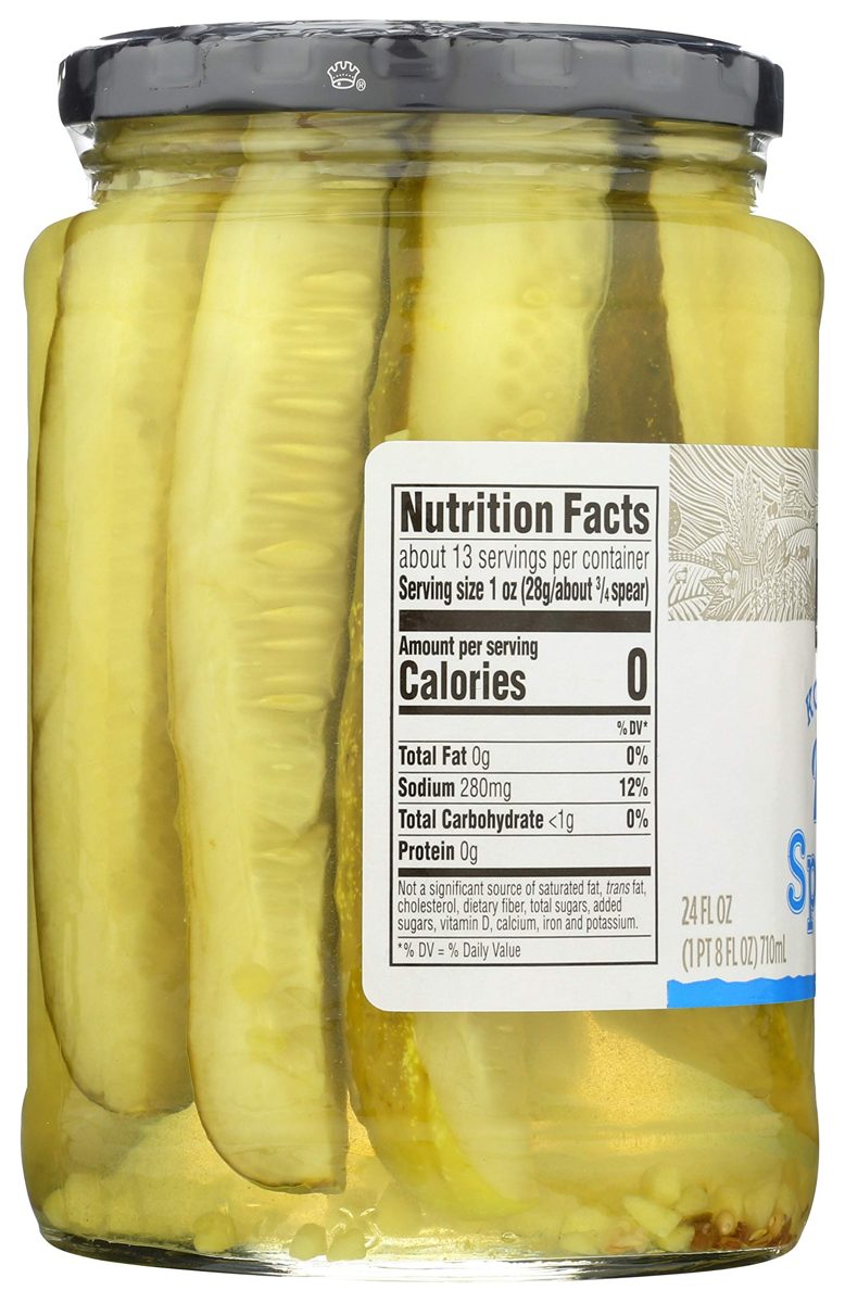 365 Everyday Value, Dill Spears, 24 fl oz