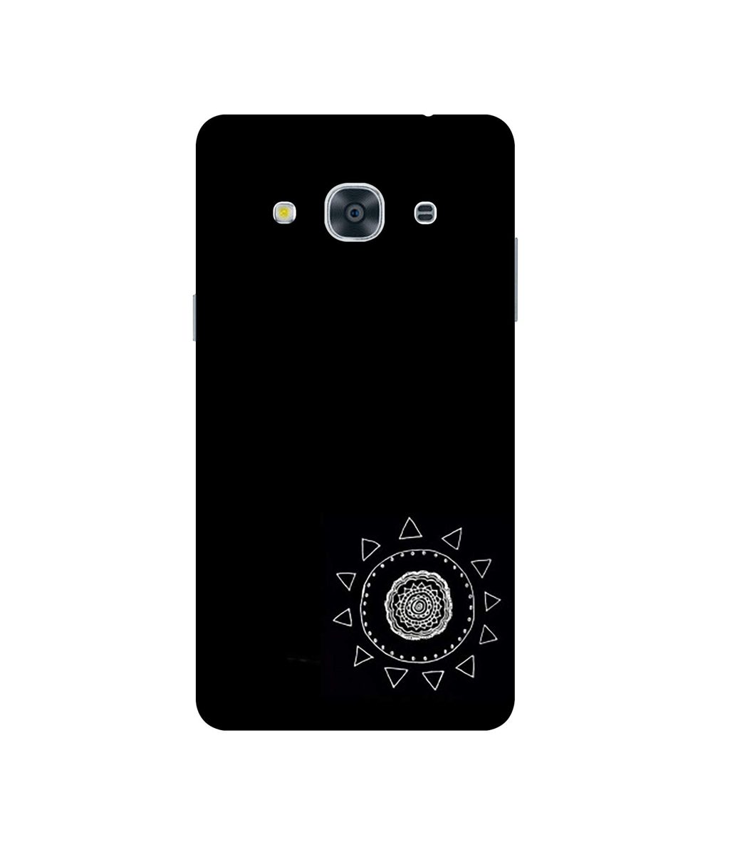 Amazon Brand - Solimo Designer Circle Pattern 3D Printed Hard Back Case Mobile Cover for Samsung Galaxy J3 Pro