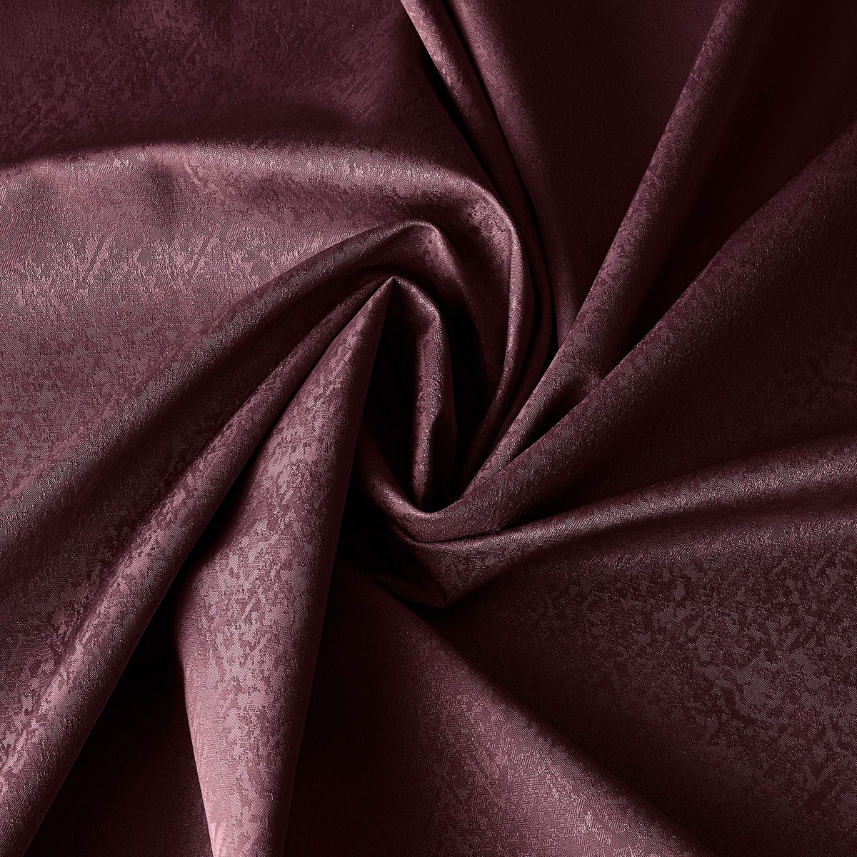 Amazon Brand - Solimo Magnolia Door Curtain, 7 feet - Set of 2 (Plum Purple)