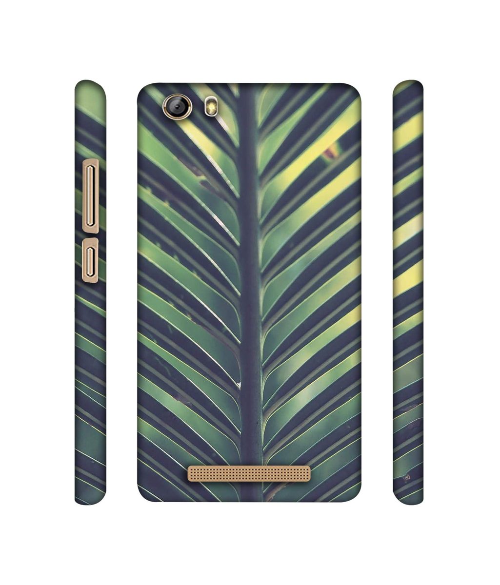 Amazon Brand - Solimo Designer Leaf Texture 3D Printed Hard Back Case Mobile Cover for Gionee Marathon M5 lite
