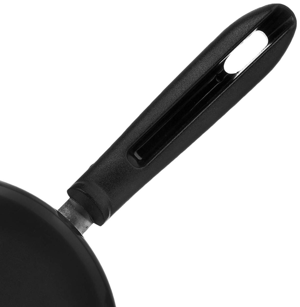 Amazon Brand - Solimo Hard Anodized Saucepan with Bakelite Handle (14cm, 900ml)