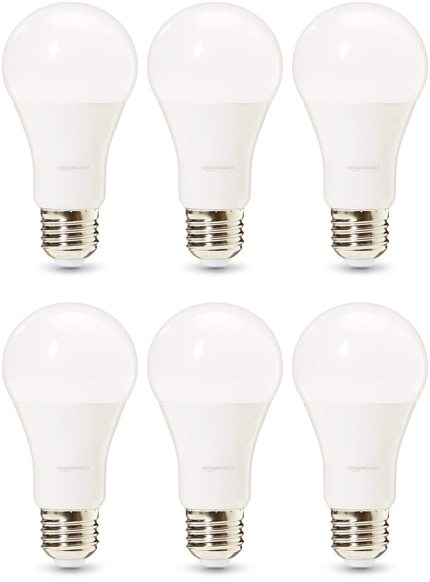 AmazonBasics Professional LED E27 Edison Screw Bulb, 100W Equivalent, Cool White, Dimmable - Pack of 6