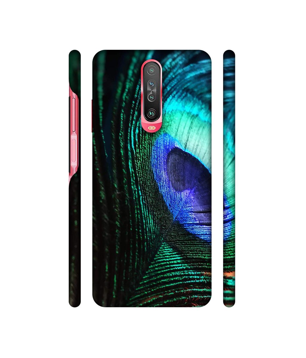 Amazon Brand - Solimo Designer Peacock Feather 3D Printed Hard Back Case Mobile Cover for Poco X2 / Mi Redmi K30