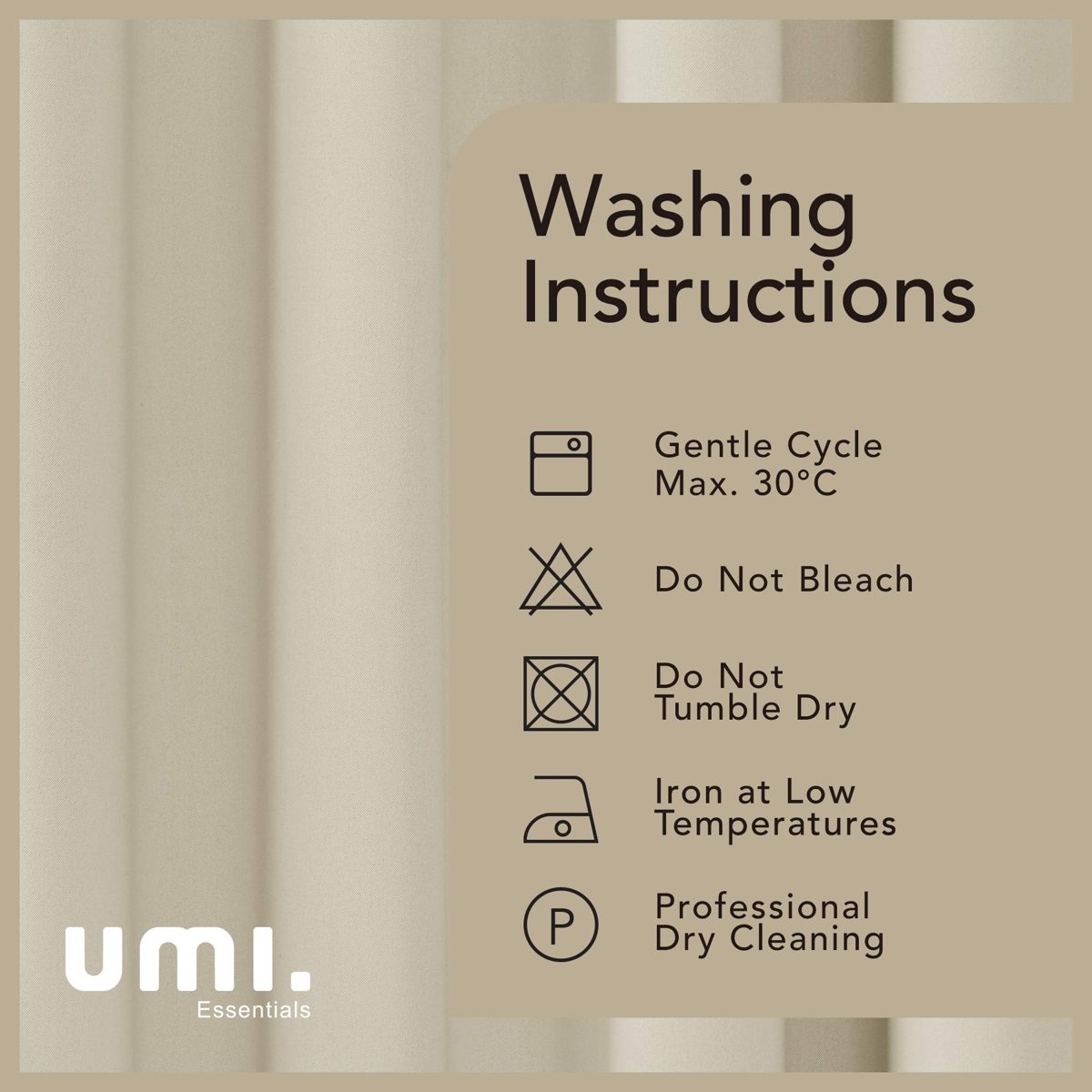 UMI by Amazon Blackout Curtains Thermal Insulated Window Curtains Eyelet Super Soft Window Treatment for Bedroom 46 x 90 Inch Beige 2 Panels