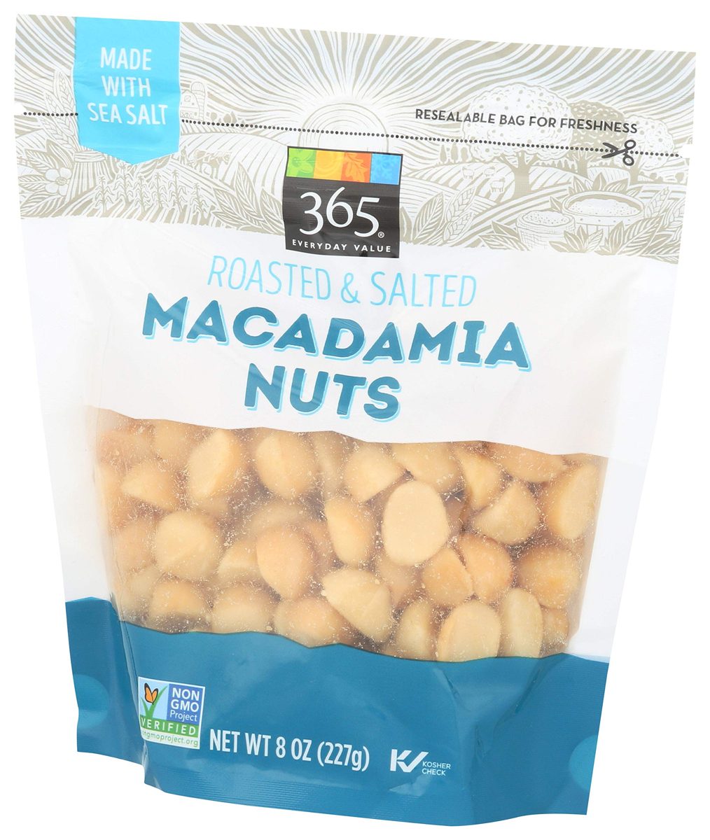 365 EVERYDAY VALUE Roasted And Salted Macadamia Nuts, 8 OZ