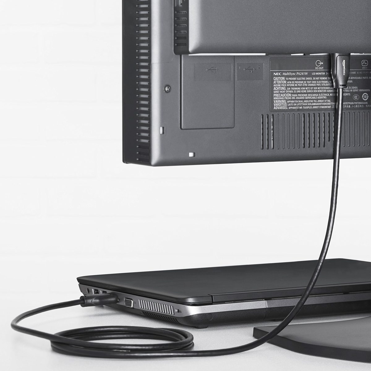 AmazonBasics DisplayPort to DisplayPort Cable - 6 Feet