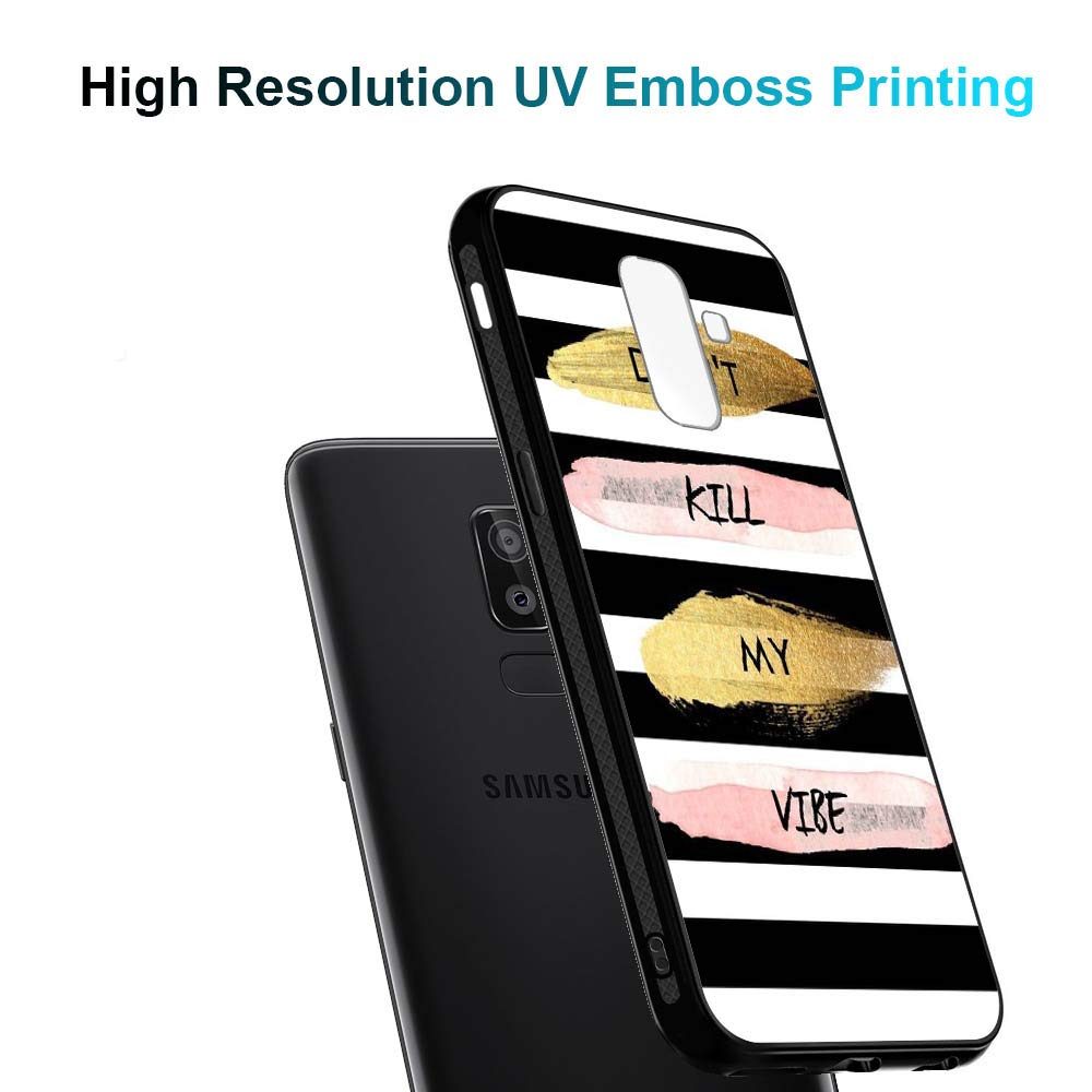 Amazon Brand - Solimo Designer Don't Kill My Vibe Printed Hard Back Case Mobile Cover forSamsung Galaxy J8 2018 / Samsung Galaxy On8 (D1204)