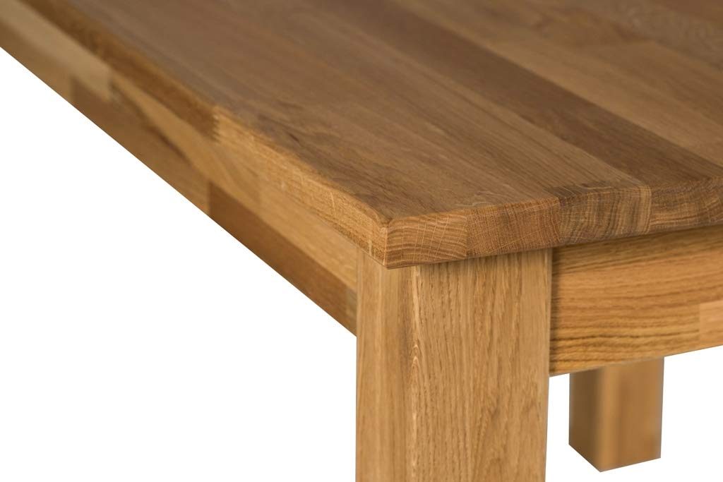 Amazon Brand - Alkove Hayes Classic Fixed Solid Wood Dining Table, Seats 2-4, 110 x 70 x 75cm, Wild Oak