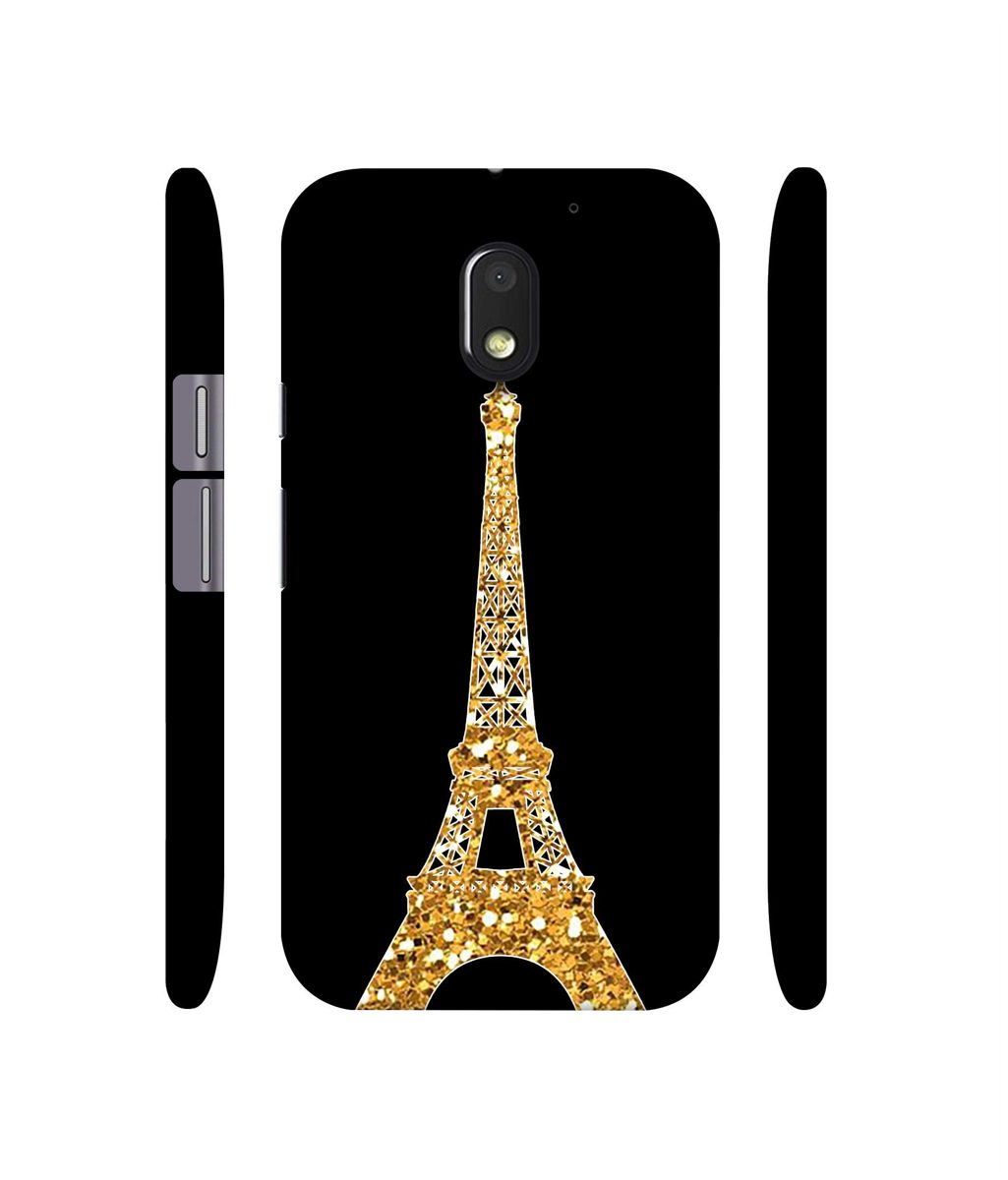 Amazon Brand - Solimo Designer Golden Pairs 3D Printed Hard Back Case Mobile Cover for Motorola Moto E (3rd gen)