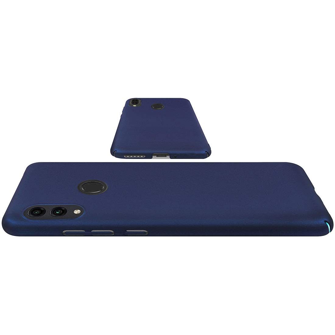 Amazon Brand - Solimo Mobile Cover (Hard Back & Slim) for Huawei Honor 8C (Blue)