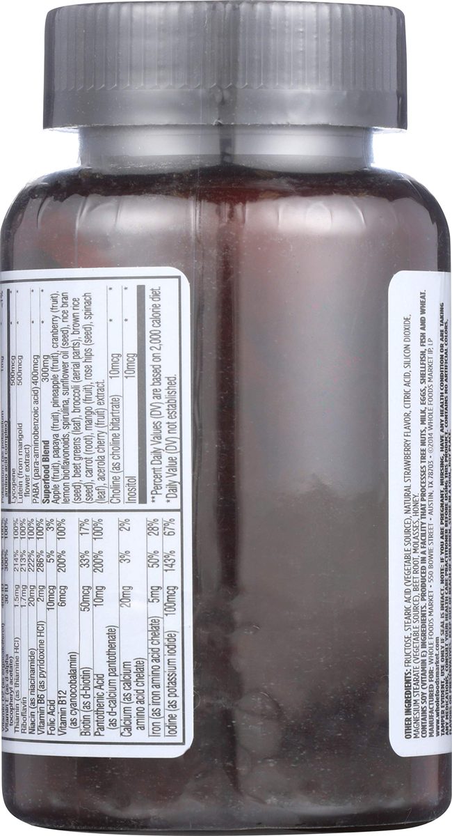 Whole Foods Market, Chewable Multi-Vitamin, Strawberry Flavor, 90 ct