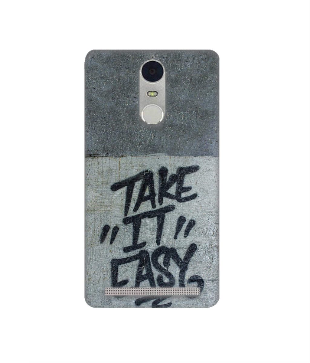 Amazon Brand - Solimo Designer Take It Easy 3D Printed Hard Back Case Mobile Cover for Lenovo K5 Note