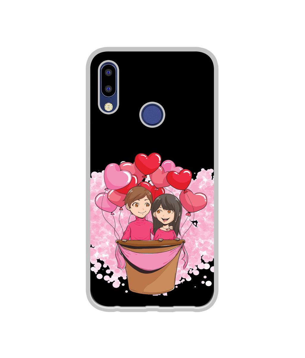 Amazon Brand - Solimo Designer Boy and Girl UV Printed Soft Back Case Mobile Cover for Tecno Camon i2