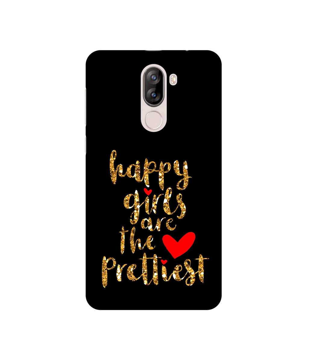 Amazon Brand - Solimo Designer Happy Girls are The Prettiest UV Printed Soft Back Case Mobile Cover for iVooMi i1